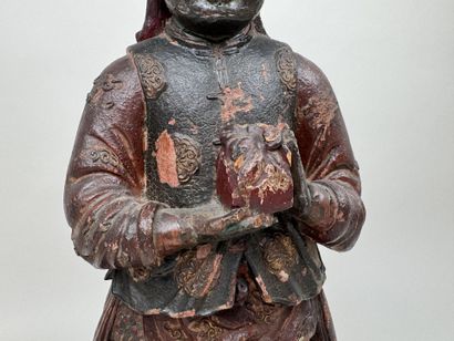 ASIE, XXe.
Combattant asiatique.
Grand sujet...