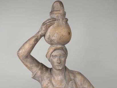 Antoine Elie OTTAVY (1887-1951). 
La porteuse...