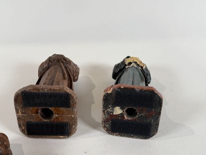 SYROCO.
Ensemble de deux tire-bouchons figuratifs...