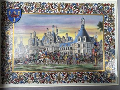 Jean GRADASSI (1907-1989).
BLOIS - CHAMBORD...