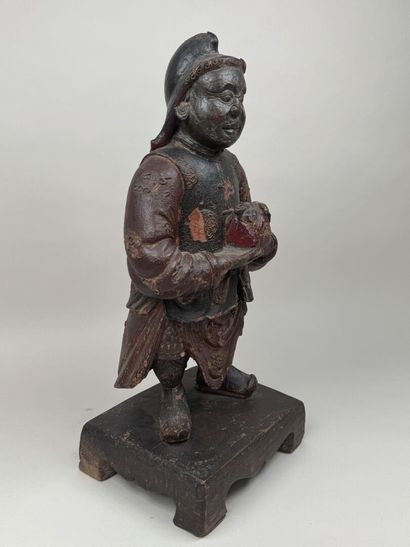 ASIE, XXe.
Combattant asiatique.
Grand sujet...