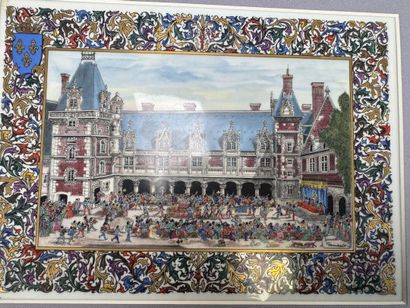 Jean GRADASSI (1907-1989).
BLOIS - CHAMBORD...