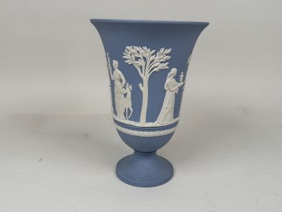 WEDGWOOD.
Vase en biscuit de porcelaine dît...