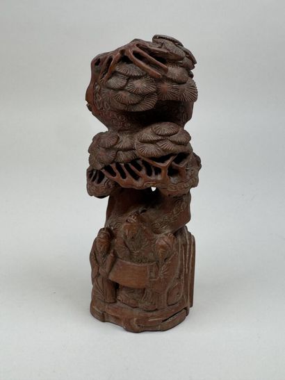 ASIE, XXe.
Personnages sous un arbre.
Sujet...