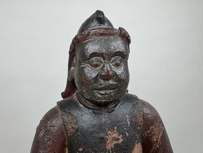 ASIE, XXe.
Combattant asiatique.
Grand sujet...