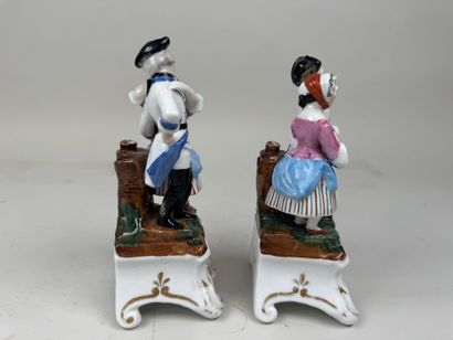 Paris, fin XIXe-début XXe.
Paire de pique-plumes...