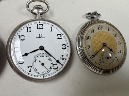 OMEGA et divers.
Trois montres de gousset...