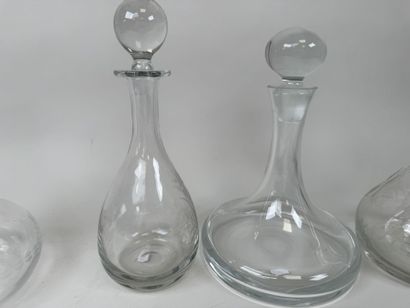DAUM Nancy.
Petite carafe ou carafon en cristal...