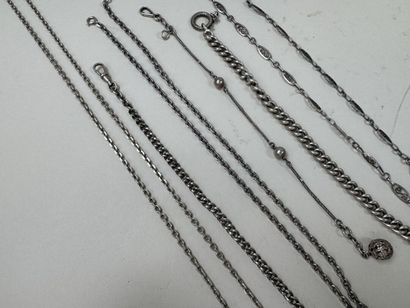 Ensemble de 3 bracelets et 3 colliers en...