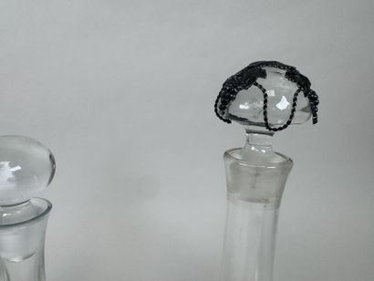 DAUM Nancy.
Petite carafe ou carafon en cristal...