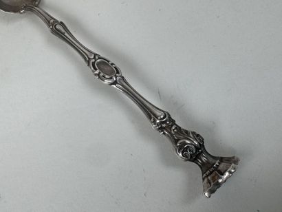 Cuillère à verre à eau en argent, l'extrémité...