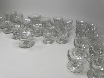 BACCARAT.
Modèle EXCELSIOR.
Partie de service...