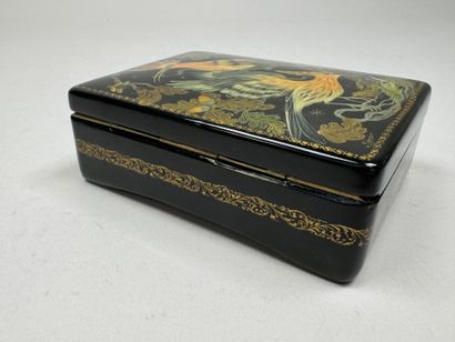 RUSSIA, Palekh School style.
Rectangular,...