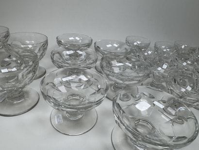 BACCARAT.
Modèle EXCELSIOR.
Partie de service...