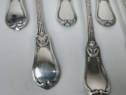 Partie de ménagère en argent 950/1000, poinçon...