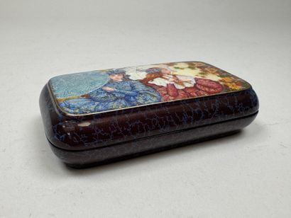 RUSSIA, Palekh School style.
Rectangular,...