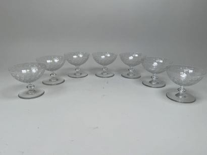 BACCARAT.
Modèle ROHAN.
Partie de service...