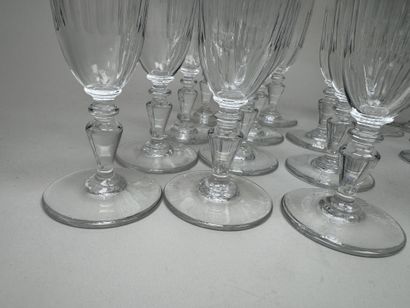 BACCARAT.
RENAISSANCE model.
Crystal glass...