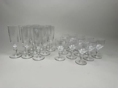 BACCARAT.
RENAISSANCE model.
Crystal glass...