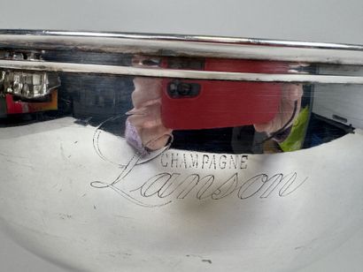 LANSON Champagne.
Large bottle cooler with...