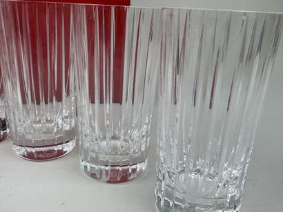 BACCARAT.
Modèle HARMONIE.
Série de 6 verres...