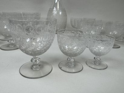 BACCARAT.
Modèle ROHAN.
Partie de service...
