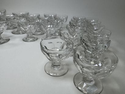 BACCARAT.
Modèle EXCELSIOR.
Partie de service...