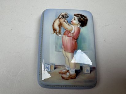 RUSSIA, Palekh School style.
Rectangular,...