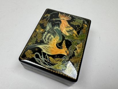 RUSSIA, Palekh School style.
Rectangular,...