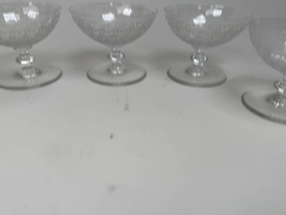 BACCARAT.
Modèle ROHAN.
Partie de service...