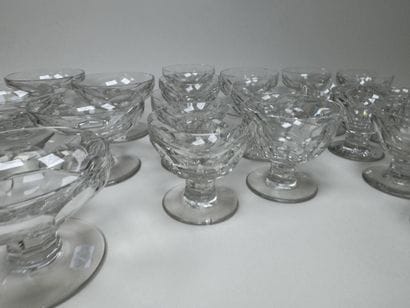 BACCARAT.
Modèle EXCELSIOR.
Partie de service...
