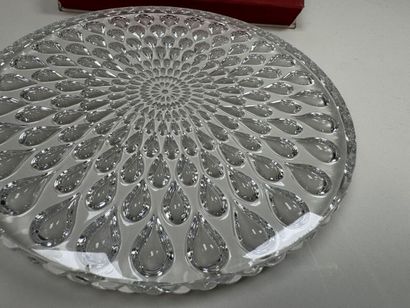 BACCARAT.
Modèle goutte d'eau.
Dessous de...