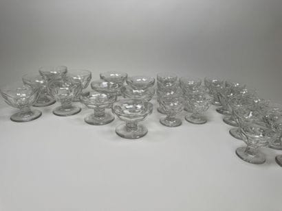 BACCARAT.
Modèle EXCELSIOR.
Partie de service...
