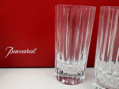 BACCARAT.
Modèle HARMONIE.
Série de 6 verres...