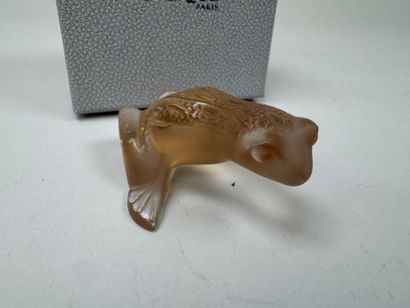 LALIQUE France.
Grenouille Sauteuse.
Petit...