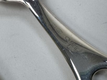 OVALE.
Deux petites cuillères à bébé à bouilli...