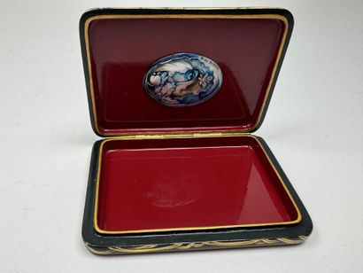 RUSSIA, Palekh School style.
Rectangular,...