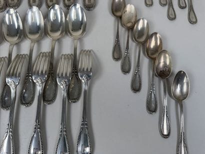 Partie de ménagère en argent 950/1000, poinçon...