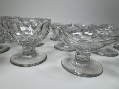 BACCARAT.
Modèle EXCELSIOR.
Partie de service...