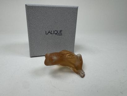 LALIQUE France.
Grenouille Sauteuse.
Petit...
