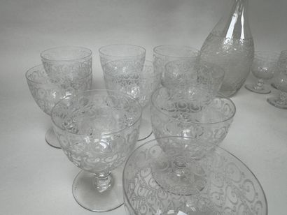 BACCARAT.
Modèle ROHAN.
Partie de service...