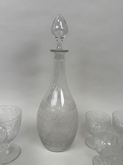 BACCARAT.
Modèle ROHAN.
Partie de service...