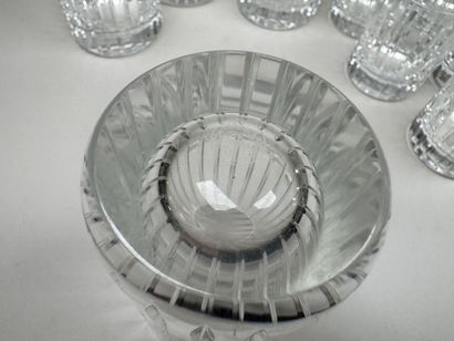 BACCARAT.
Modèle HARMONIE.
Partie de service...
