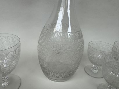 BACCARAT.
Modèle ROHAN.
Partie de service...