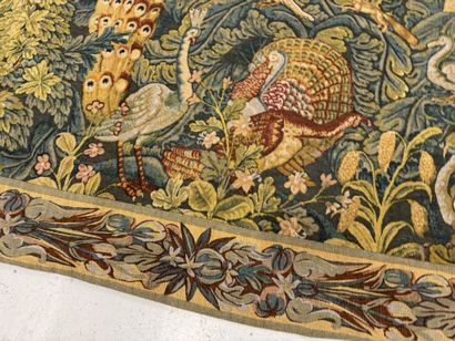 Robert FOUR Workshop.
Bestiary. 
Wool tapestry...