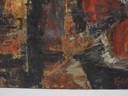 Marcel HAMSELL (1909–1985).
Composition.
Oil...