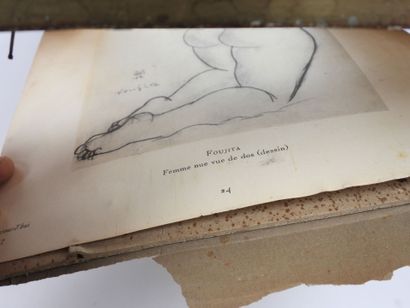 Léonard Tsuguharu FOUJITA (1886-1968), d'après.
Femme...