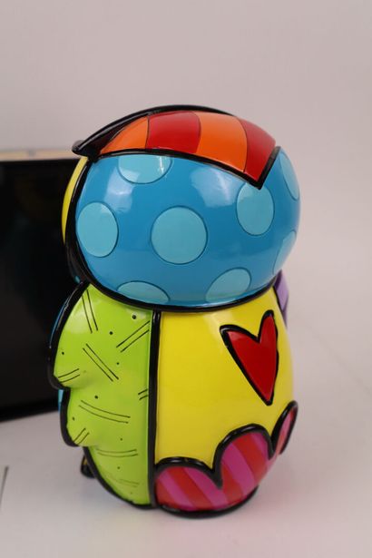 Romero BRITTO (né en 1963), édition GIFTCRAFT.
LOLA.
Sujet...