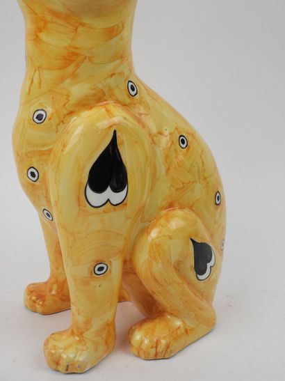 Emile GALLÉ (1846–1904), after.
Cat.
Yellow-glazed...