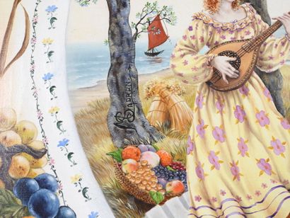 Marlène SADRAN-FRIGOLI (born in 1942).
Summer,...